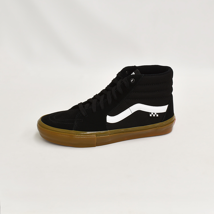 VANS バンズ スケート スケートハイ ブラック/ガム メンズ スニーカー スケハイ ヴァンズ SKATE SK8-HI BLACK/GUM VN0A5FCCB9M｜denpcy｜10