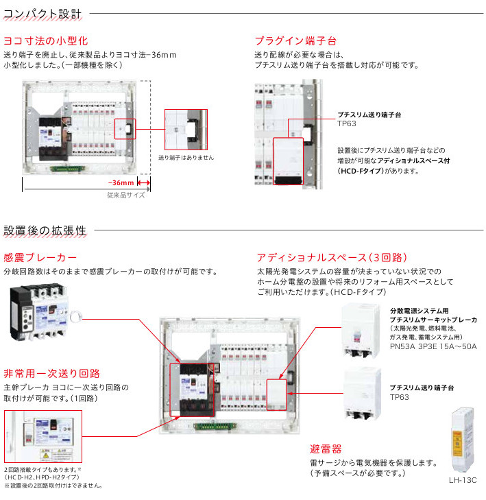 日東工業 HCD3E6-182E3 オール電化対応 エコキュート・電気温水器＋IH