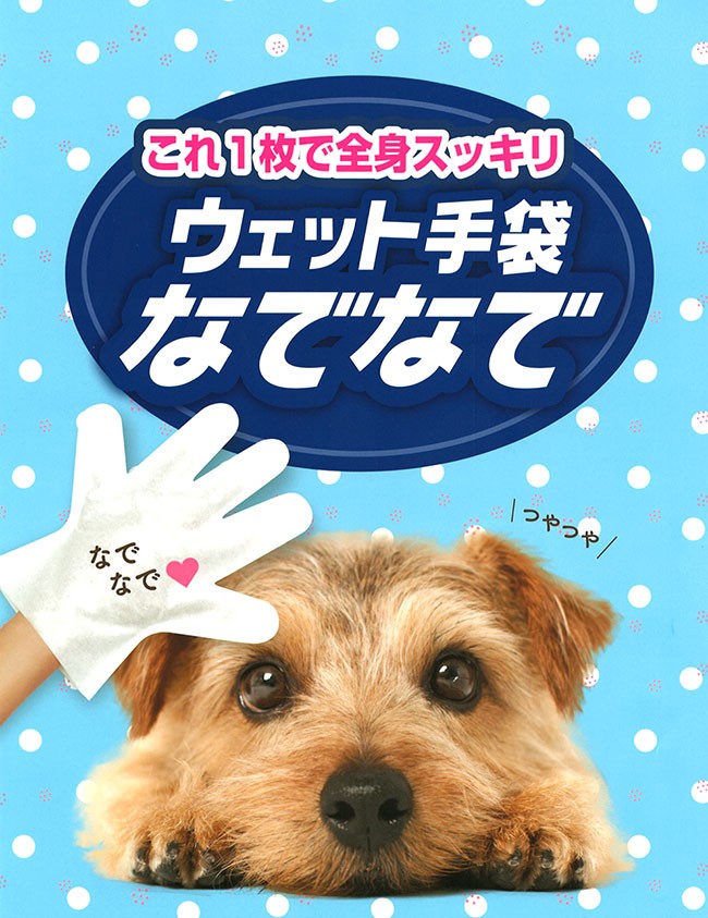 ペット用 ウェット手袋 なでなで 10枚 HY-WETNADE10 :4580235600061:でんきのパラダイス電天堂 - 通販 -  Yahoo!ショッピング