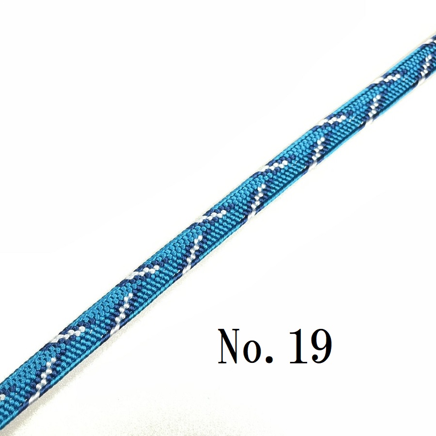 三分紐 正絹 笹波組 三色流線柄 柄物 普通丈 115〜120cm 幅9.5
