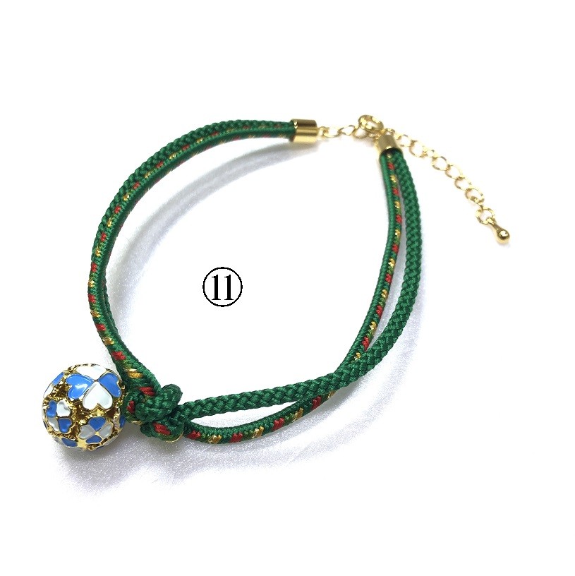 くみひも商品　　犬・猫の首輪　可愛い　叶結び　鈴付き　丸紐 |  | 11