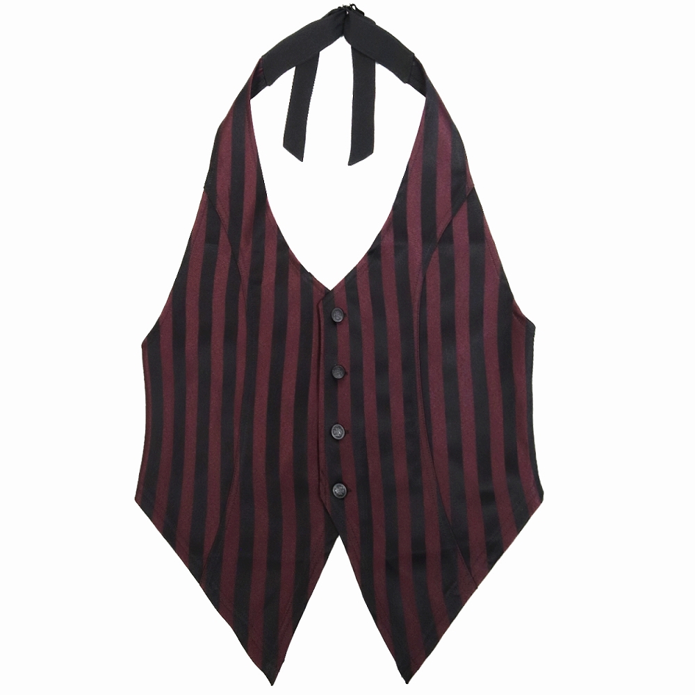 Deorart（ディオラート） ストライプ ホルターネック ジレ・ベスト