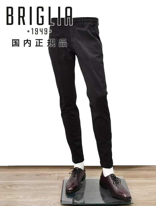 未使用 BRIGLIA 1949 イタリア製 ストレッチ スラックスS 春夏 未使用 BRIGLIA 1949 イタリア製 メンズ スリム ストレッチ