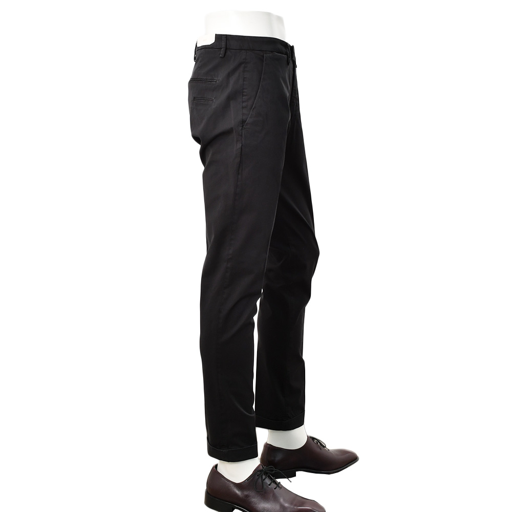 【新品未使用】 BRIGLIA1949 BLUコットンパンツ ブラック ブリリア BRIGLIA 1949 コットンパンツ メンズ チノスラックス