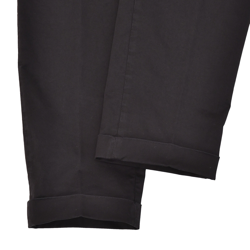 ブリリア BRIGLIA 1949 コットンパンツ メンズ チノスラックス ツイル織り ノープリーツ ブラック ストレッチ スリムフィット 国内正規品 でらでら 公式ブランド｜deradera｜07