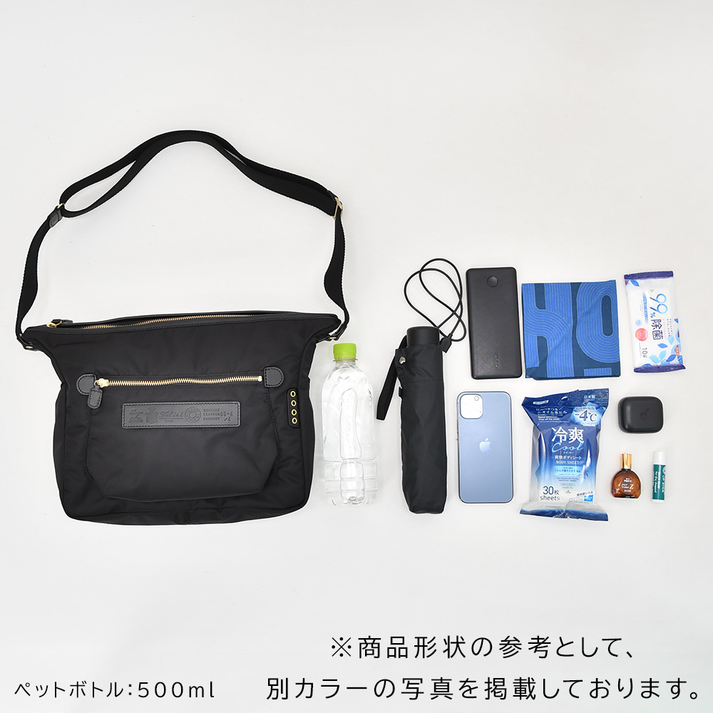 フェリージ felisi ショルダーバッグ メンズ 05/4/4/DS ナイロン×レザー トルトラ オリーブブラウン 調節可能ストラップ 国内正規品 でらでら 公式ブランドの画像