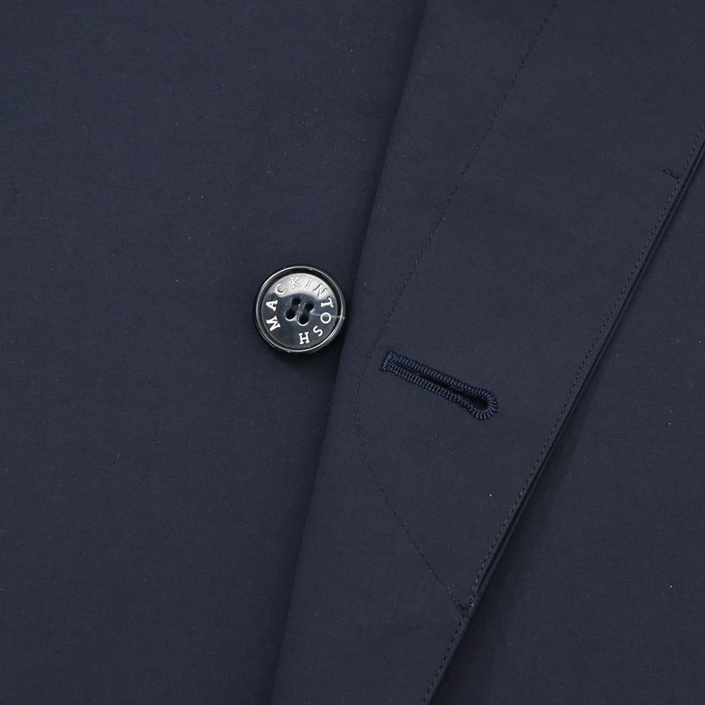 マッキントッシュ MACKINTOSH ステンカラーコート メンズ スプリングコート ダンケルド DUNKELD SS 撥水ポリエステル ネイビー 紺 軽量 国内正規品の画像