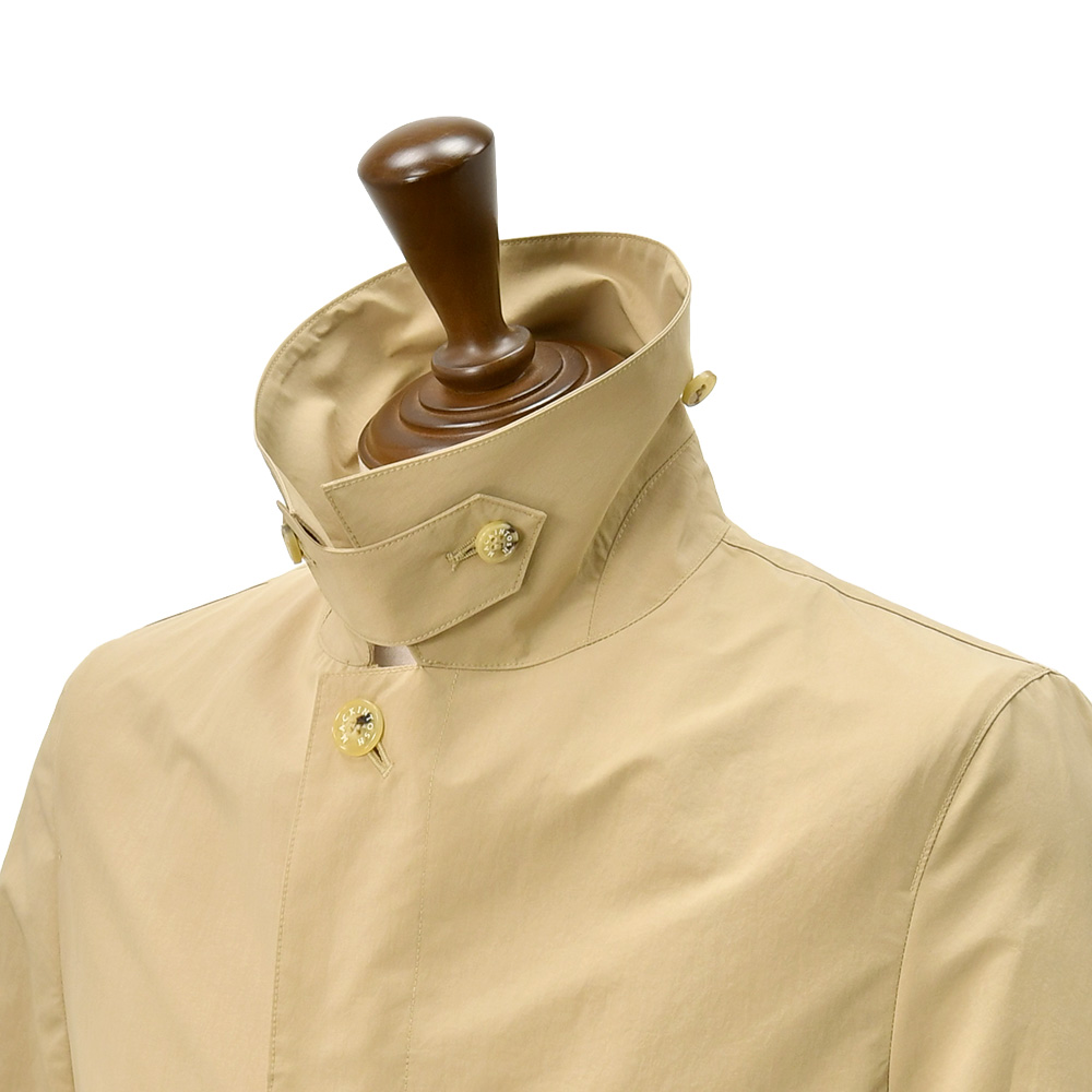 マッキントッシュ MACKINTOSH ステンカラーコート メンズ スプリングコート ダンケルド DUNKELD SS 撥水ポリエステル ベージュ 軽量 国内正規品の画像