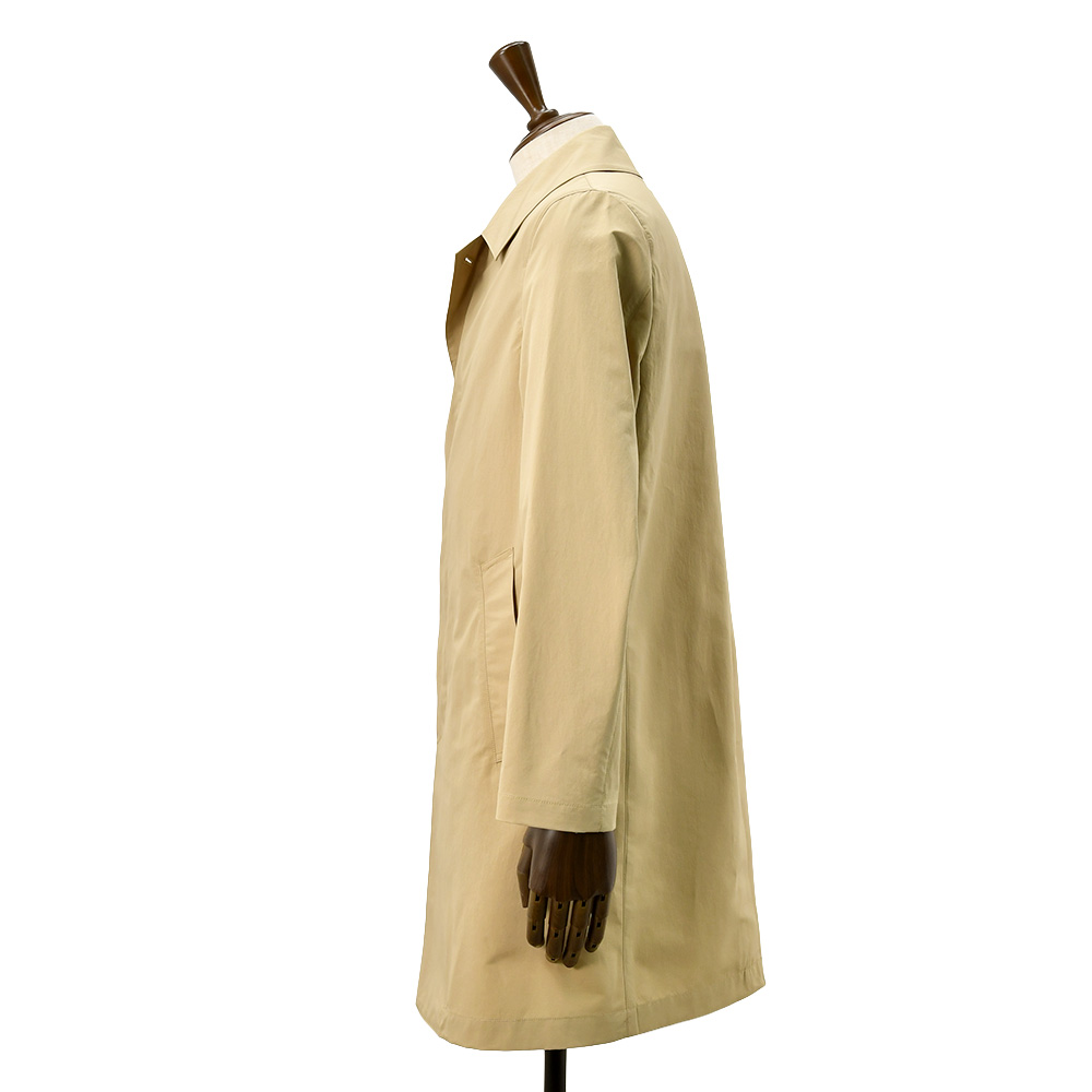 マッキントッシュ MACKINTOSH ステンカラーコート メンズ スプリングコート ダンケルド DUNKELD SS 撥水ポリエステル ベージュ 軽量 国内正規品の画像