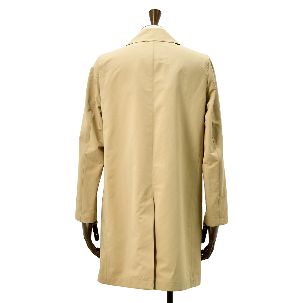 マッキントッシュ MACKINTOSH ステンカラーコート メンズ スプリングコート ダンケルド DUNKELD SS 撥水ポリエステル ベージュ 軽量 国内正規品の画像
