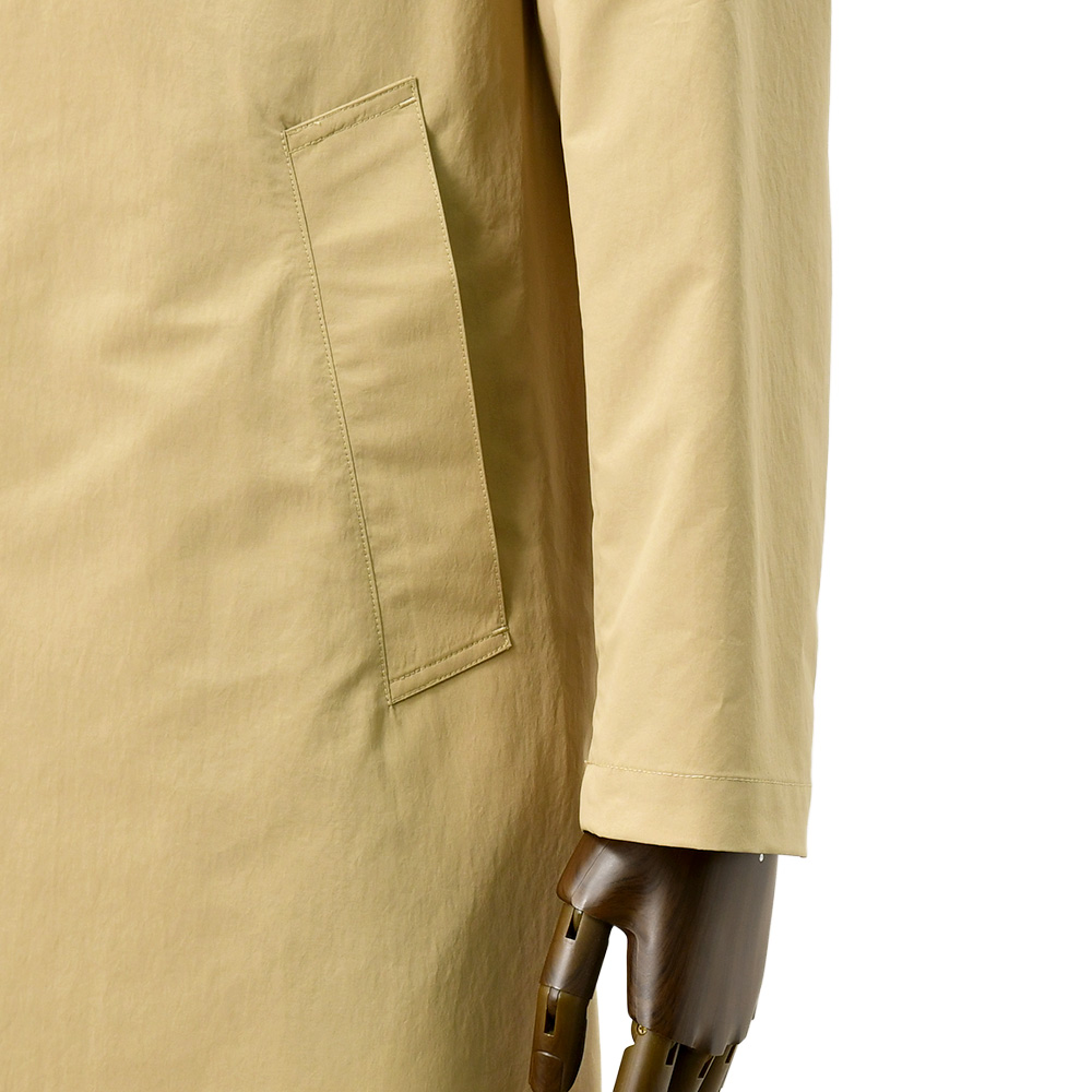 マッキントッシュ MACKINTOSH ステンカラーコート メンズ スプリングコート ダンケルド DUNKELD SS 撥水ポリエステル ベージュ 軽量 国内正規品の画像