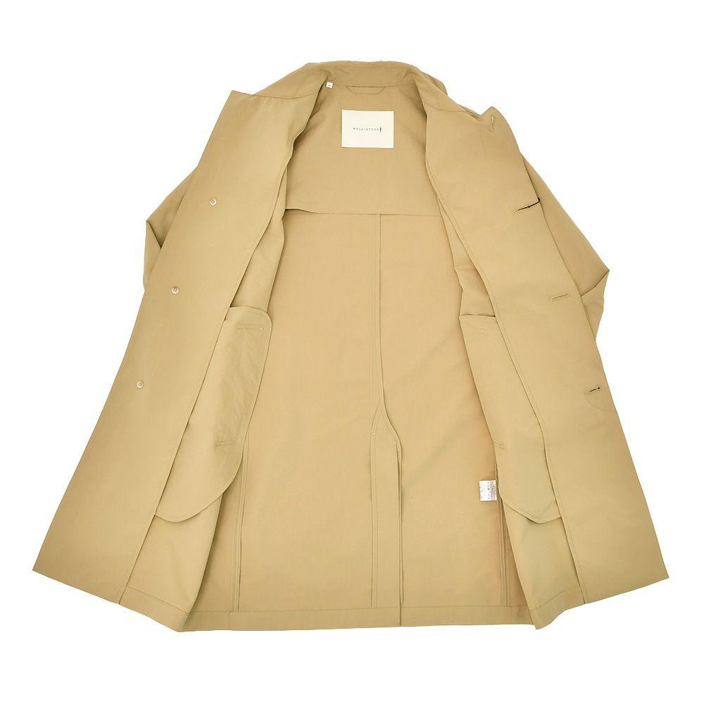 マッキントッシュ MACKINTOSH ステンカラーコート メンズ スプリングコート ダンケルド DUNKELD SS 撥水ポリエステル ベージュ 軽量 国内正規品の画像