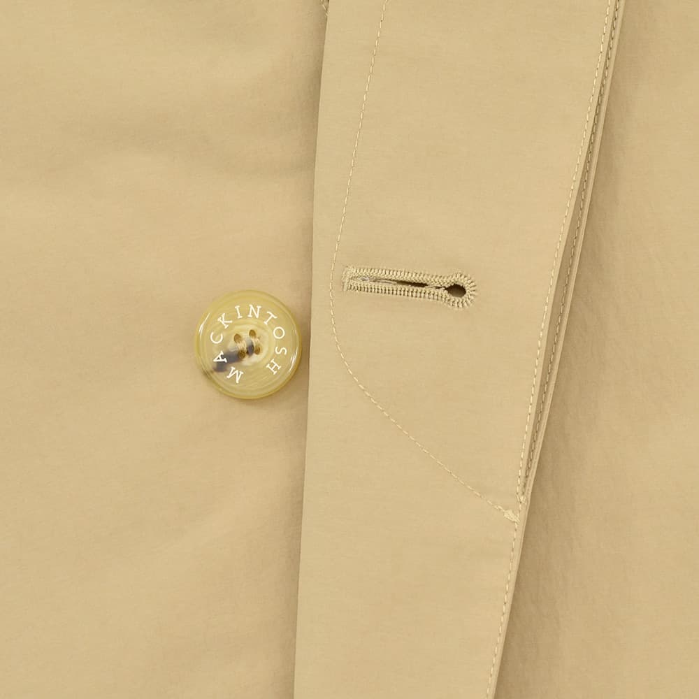 マッキントッシュ MACKINTOSH ステンカラーコート メンズ スプリングコート ダンケルド DUNKELD SS 撥水ポリエステル ベージュ 軽量 国内正規品の画像