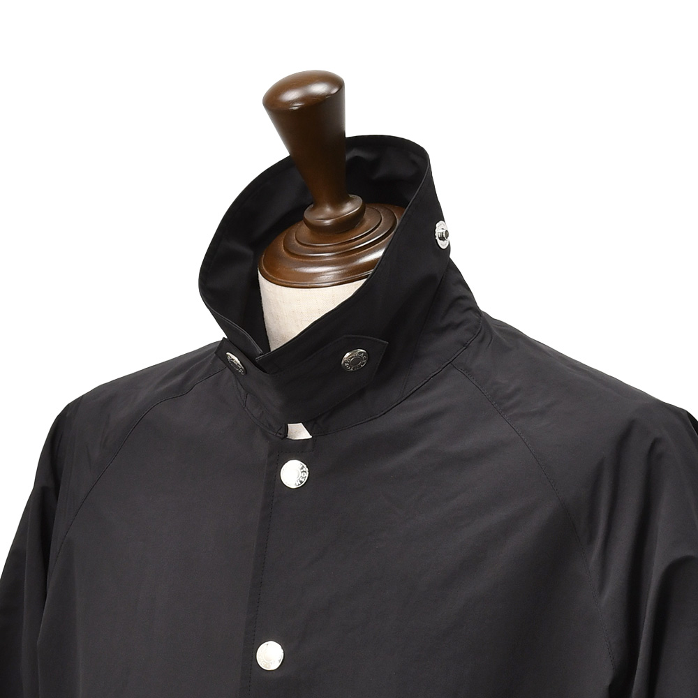 マッキントッシュ MACKINTOSH コーチジャケット メンズ キャロン CARRON 撥水ポリエステル ブラック 黒 メタルパーツ リラックスシルエット 国内正規品の画像