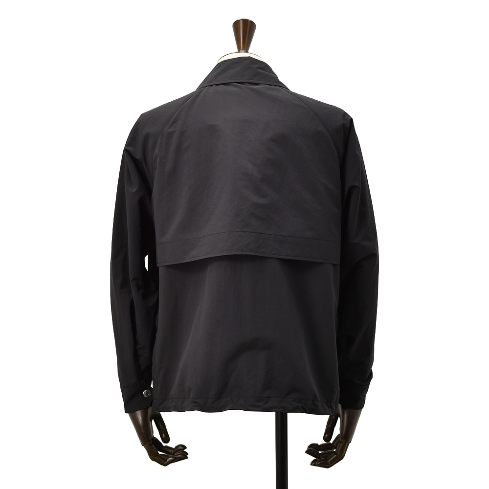 マッキントッシュ MACKINTOSH コーチジャケット メンズ キャロン CARRON 撥水ポリエステル ブラック 黒 メタルパーツ リラックスシルエット 国内正規品の画像