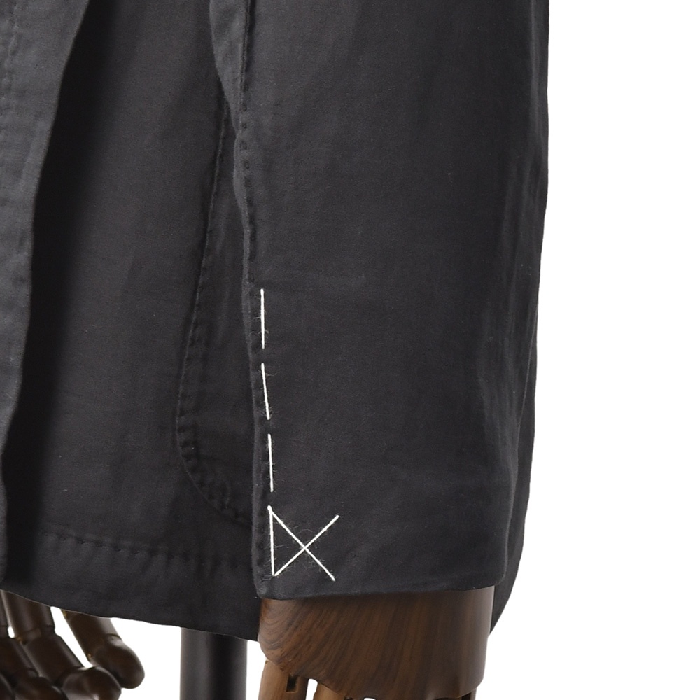 ボリオリ BOGLIOLI カジュアルジャケット メンズ K.JACKET シングル2つ釦 ブラック コットンリネン ガーメントダイ 国内正規品 でらでら 公式ブランド｜deradera｜07