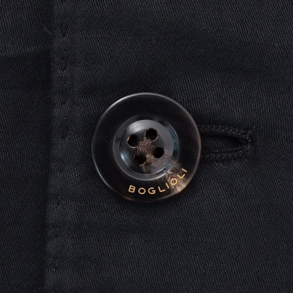 ボリオリ BOGLIOLI カジュアルジャケット メンズ K.JACKET シングル2つ釦 ブラック コットンリネン ガーメントダイ 国内正規品 でらでら 公式ブランド｜deradera｜10