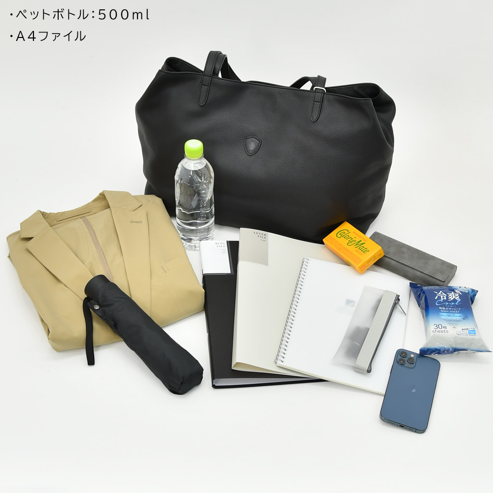 フェリージ　　felisi トートバッグ メンズ 2フェイス変形型 15/20/LD+DS 肩かけ兼用 シュリンクレザー グレージュ ユニセックス 国内正規品の画像