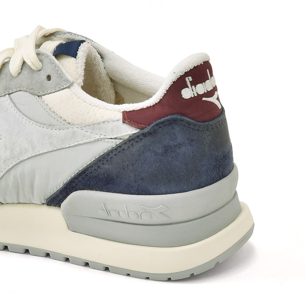 ディアドラ ヘリテージ Diadora Heritage スニーカー メンズ CONQUEST LEGACY カーフレザー ライトグレー  ストーンウォッシュ加工 レースアップ