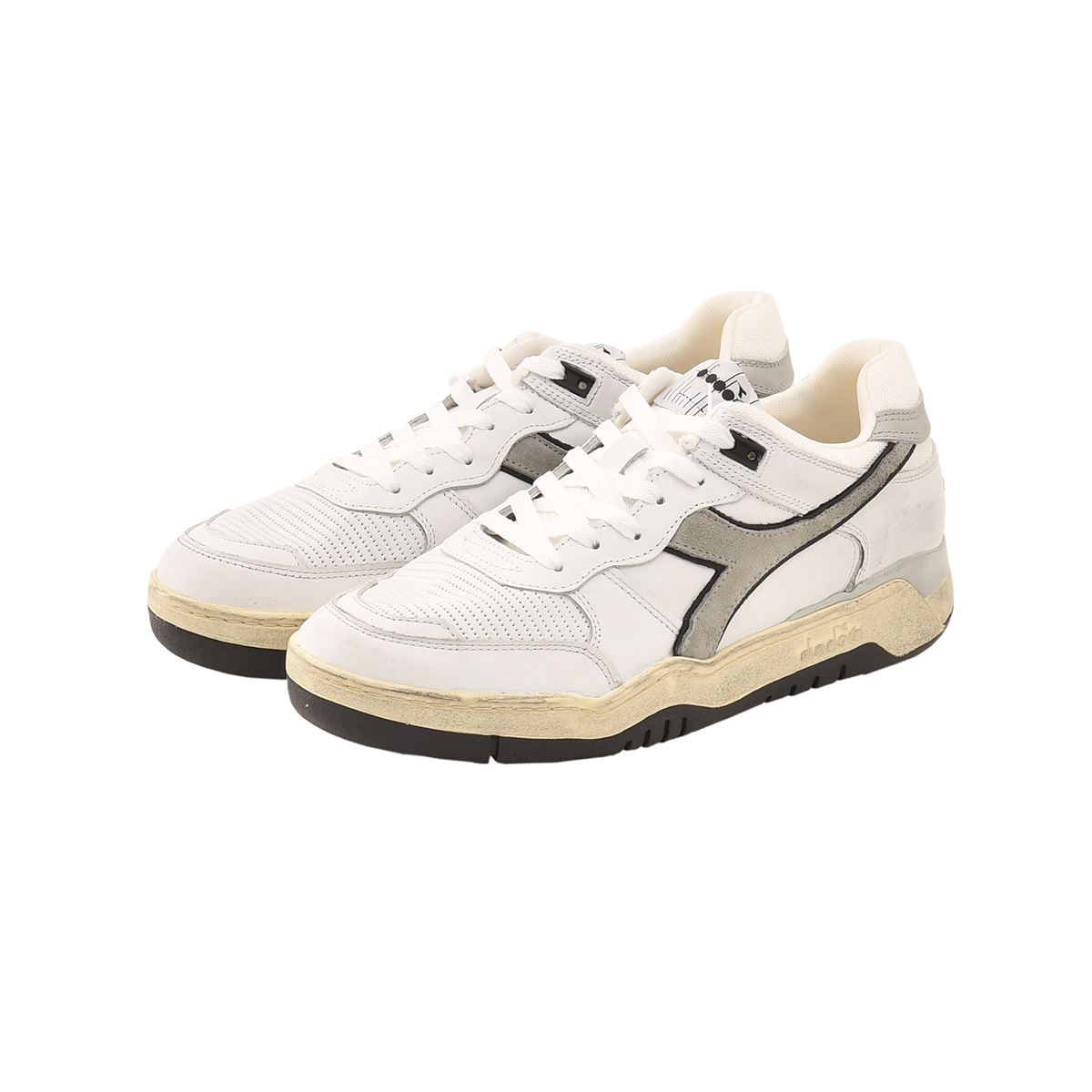Diadora Heritage B560 ホワイト/グレー B.560 USED Heritage shoe - All-Gender - Diadora Online Store US