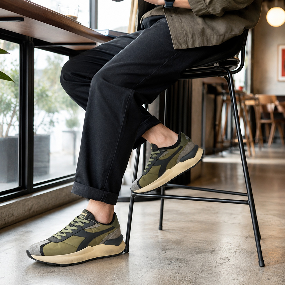 ディアドラヘリテージ ディアドラ ヘリテージ Diadora Heritage レザースニーカー メンズ