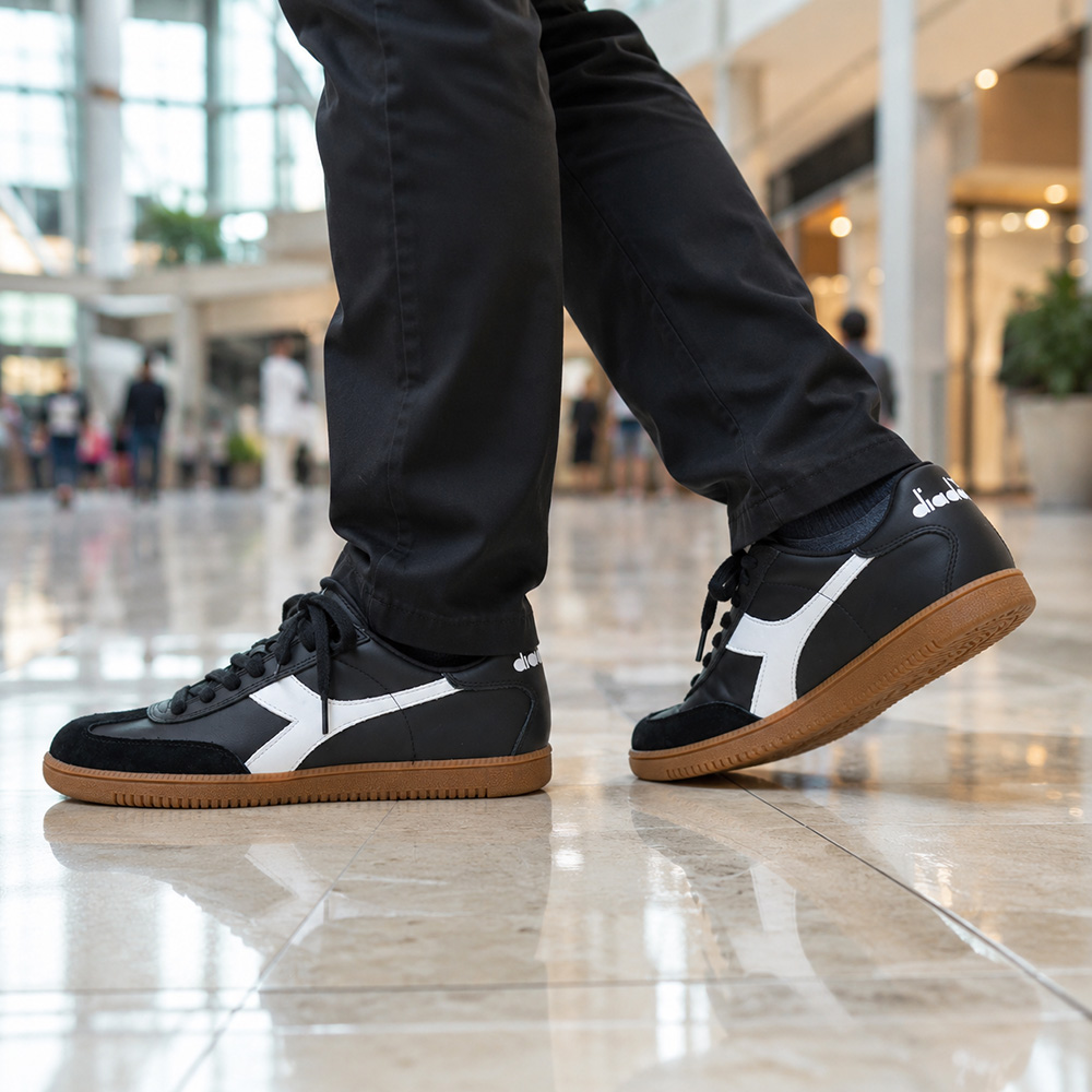 DIADORA - ハノーファー 07-08 アウェイ 長袖 新品 XXL ディアドラ ブラック ディアドラ DIADORA レザースニーカー メンズ インドアシューズ