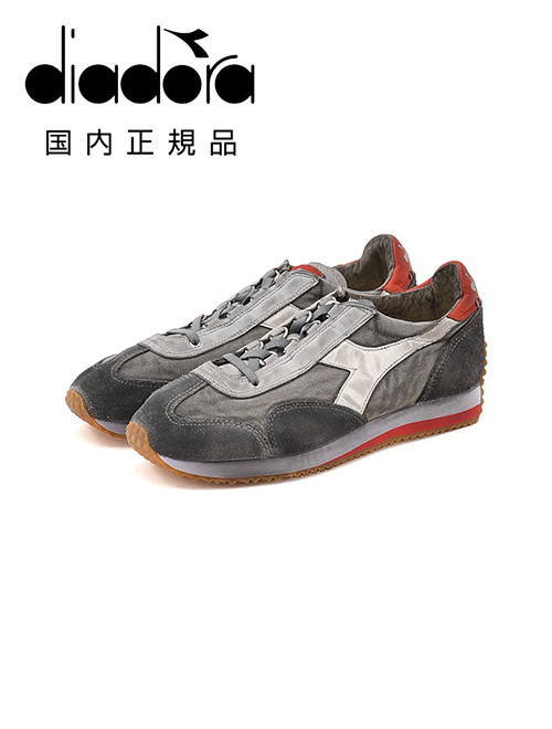 【新品未使用】【訳あり値下】ディアドラヘリテージEQUIPE コットン＆レザー Yahoo!オークション -「○diadora○heritage equipe(ディアドラ