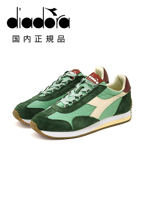 �f�B�A�h�� �w���e�[�W DIADORA HERITAGE �X�j�[�J�[ �����Y �G�L�b�v EQUIPE CANVAS SW EVO �L�����o�X ���C�g�O���[��×�O���[�� �������K�i