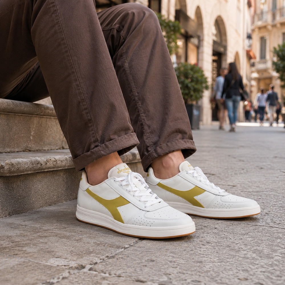 Diadora Heritage レザースニーカー 新品 ディアドラ ヘリテージ DIADORA HERITAGE レザーシューズ メンズ