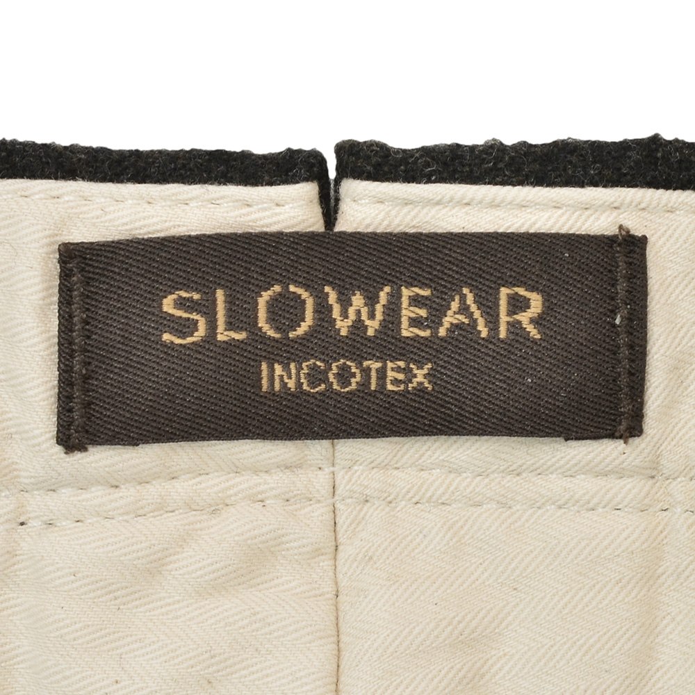 INCOTEX（インコテックス） ウールスラックス メンズ 100番 ウール