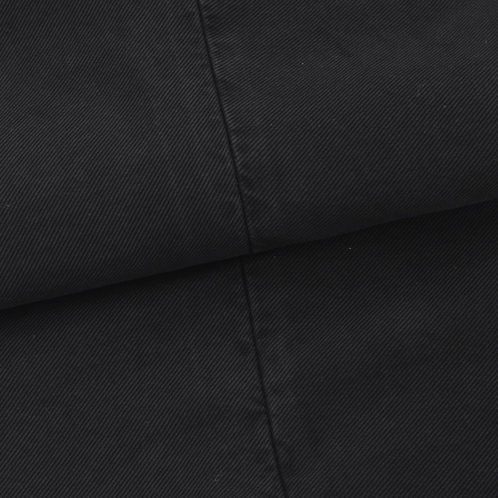 インコテックス INCOTEX SLACKS コットンパンツ メンズ チノスラックス 100番 ストレッチツイル ブラック 黒 ノープリーツ 製品染め 国内正規品の画像