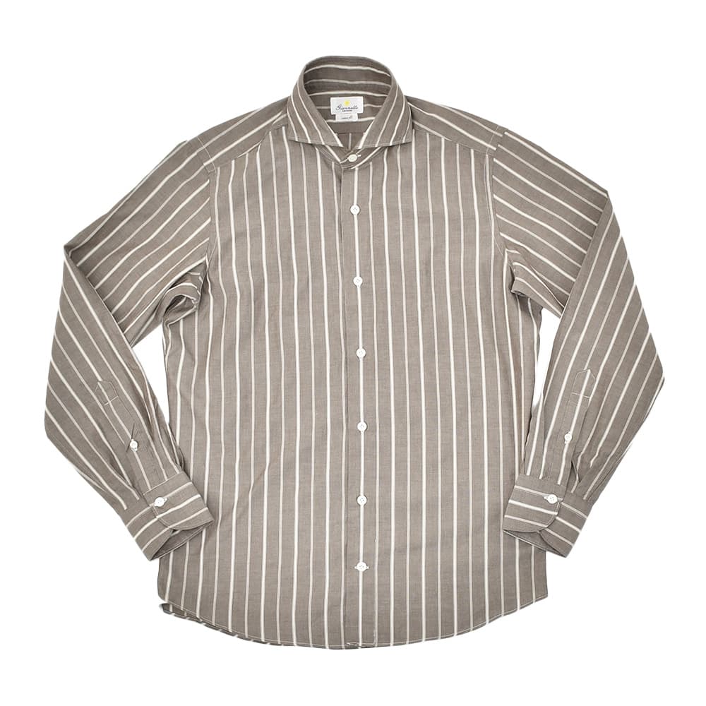 ジャンネット GIANNETTO 長袖シャツ メンズ コットン100