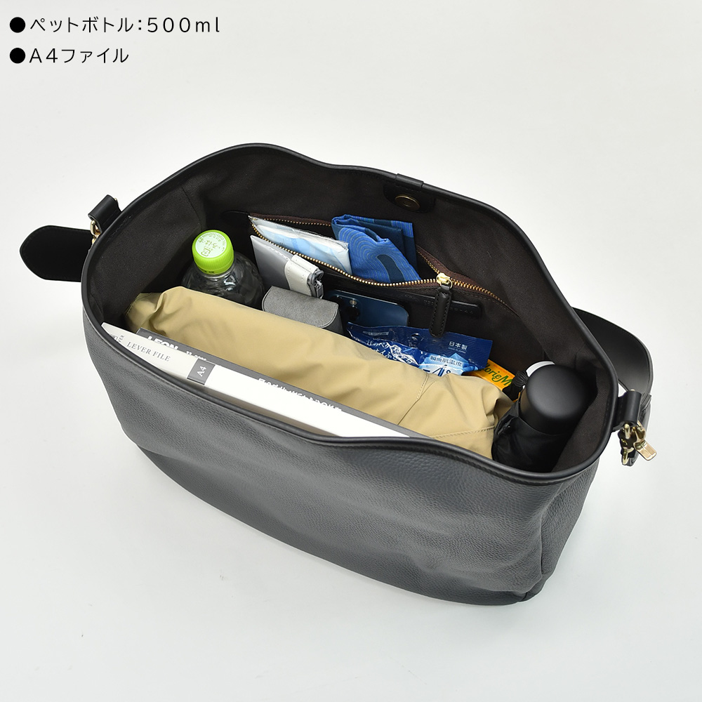 フェリージ FELISI ショルダーバッグ 男女兼用 レザーバッグ 25/44/LD+A シュリンクレザー ミディアムグレー 鴨志田康人氏監修 国内正規品の画像