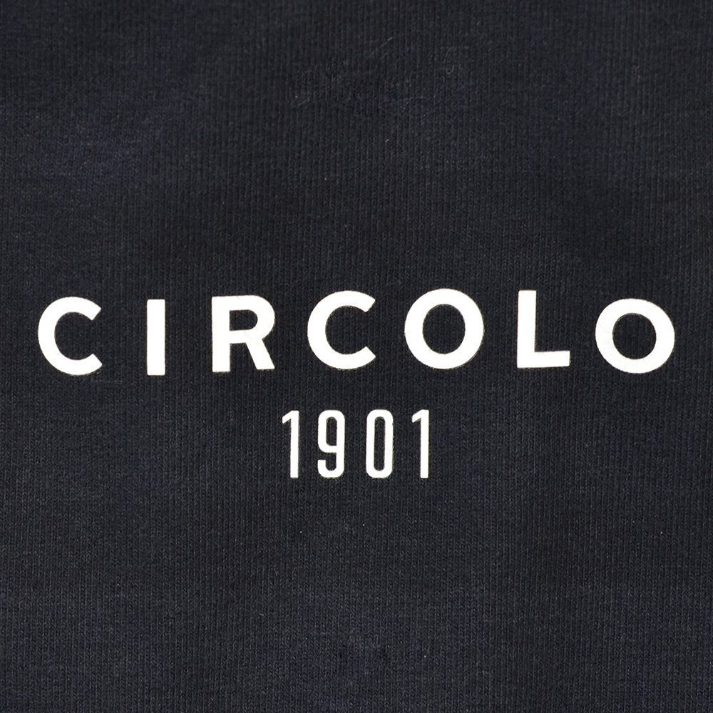 チルコロ CIRCOLO 1901 カジュアルジャケット メンズ 2Bシングル コットンジャージ FELPA ネイビー 紺 裏起毛  製品染め 国内正規品 でらでら 公式ブランド｜deradera｜10