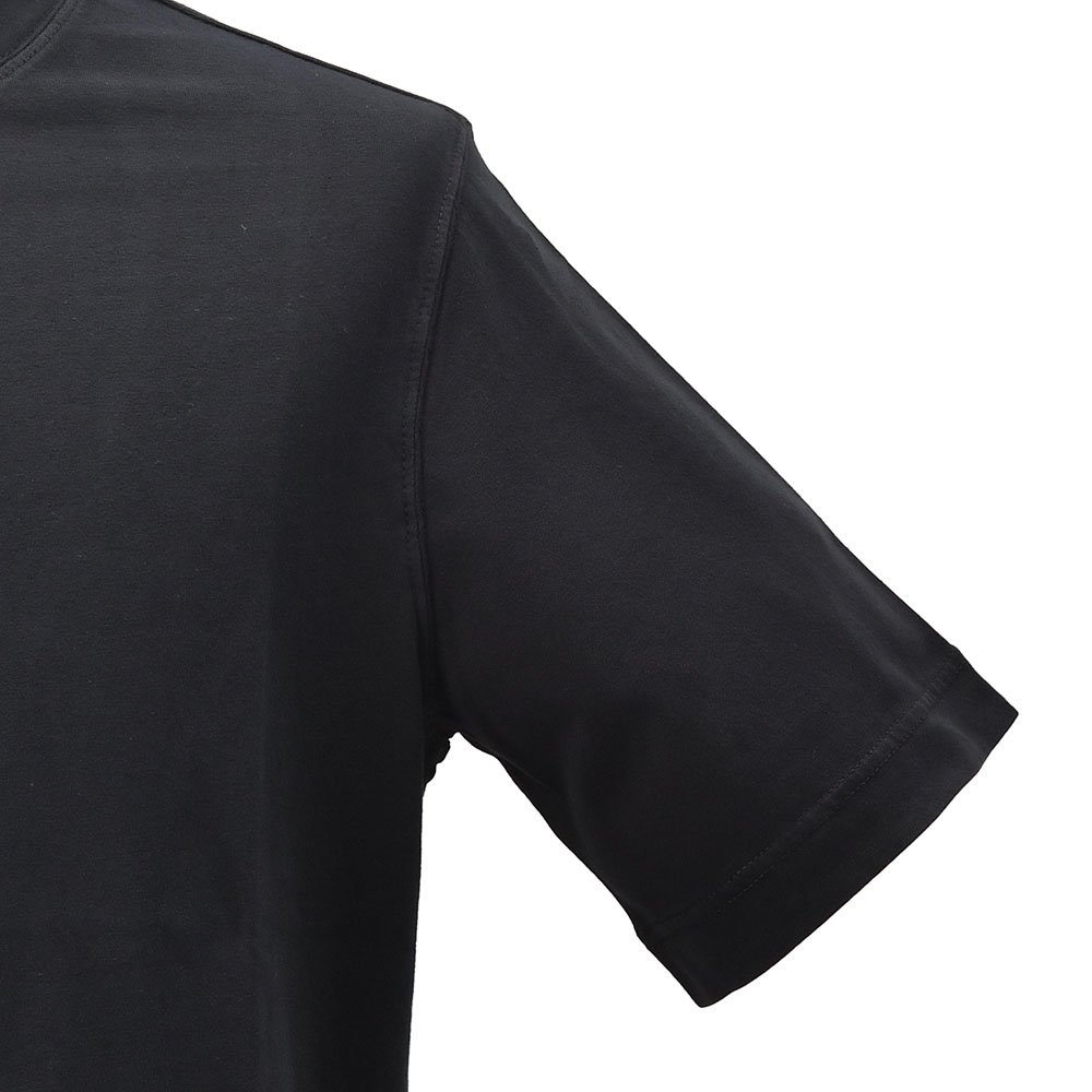 チルコロ CIRCOLO1901 半袖Tシャツ メンズ クルーネックカットソー コットンジャージー ブラック 黒 ガーメントダイ ボックスシルエット 国内正規品｜deradera｜07