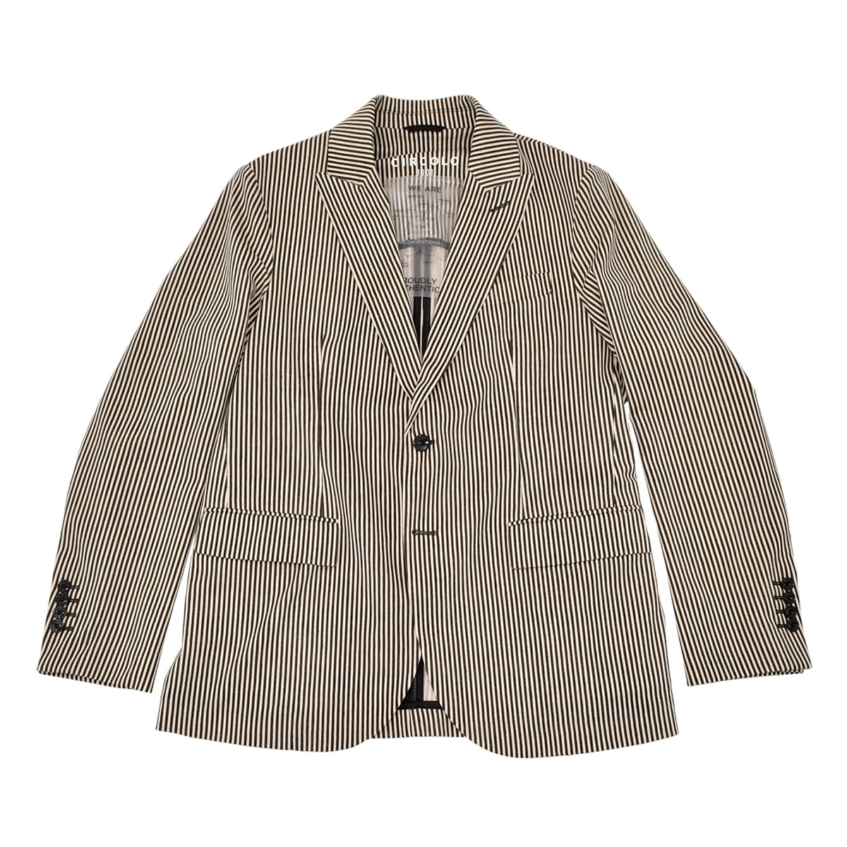 チルコロ CIRCOLO 1901 カジュアルジャケット メンズ 2つ釦シングル