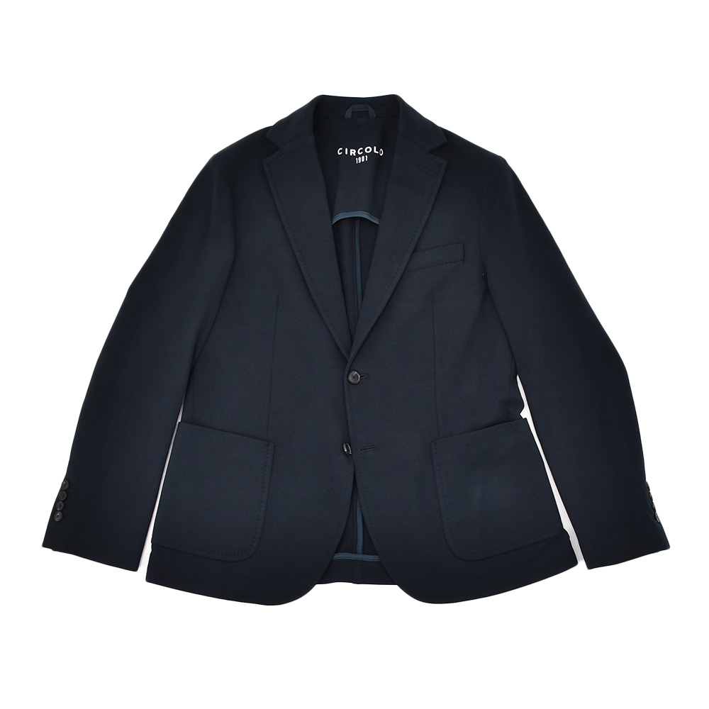 CIRCOLO1901 チルコロ ネイビー カシミアタッチ セットアップ 48 CIRCOLO 1901（チルコロ）｜CIRCOLO 1901（チルコロ1901）コットン