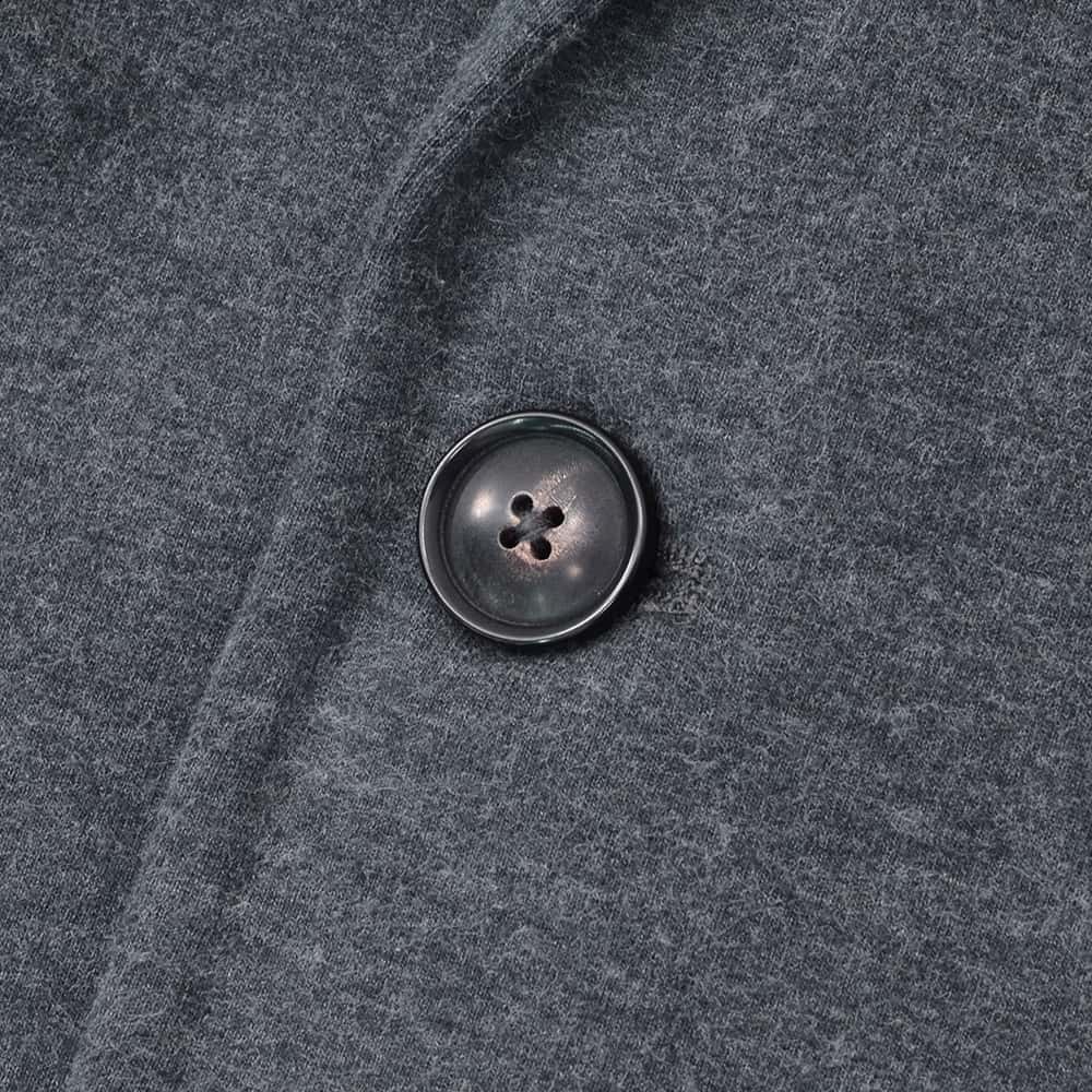 チルコロ CIRCOLO 1901 シングルジャケット メンズ  コットンジャージ カシミヤタッチ グレーメランジ 裏起毛 スリムシルエット 国内正規品の画像