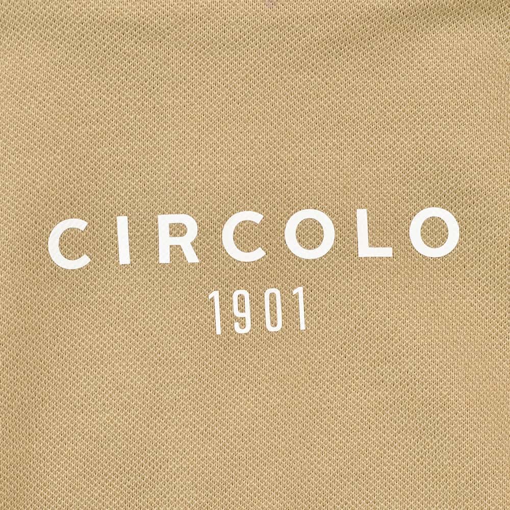 チルコロ CIRCOLO1901 シングルジャケット メンズ テーラードジャケット 鹿の子ジャージー コットンピケ ベージュ 背抜き仕様 スリムフィット 国内正規品の画像