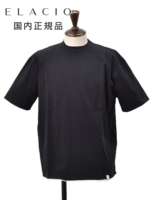 エラシオ ELACIO リバーシブルTシャツ メンズ 半袖 クルーネック 