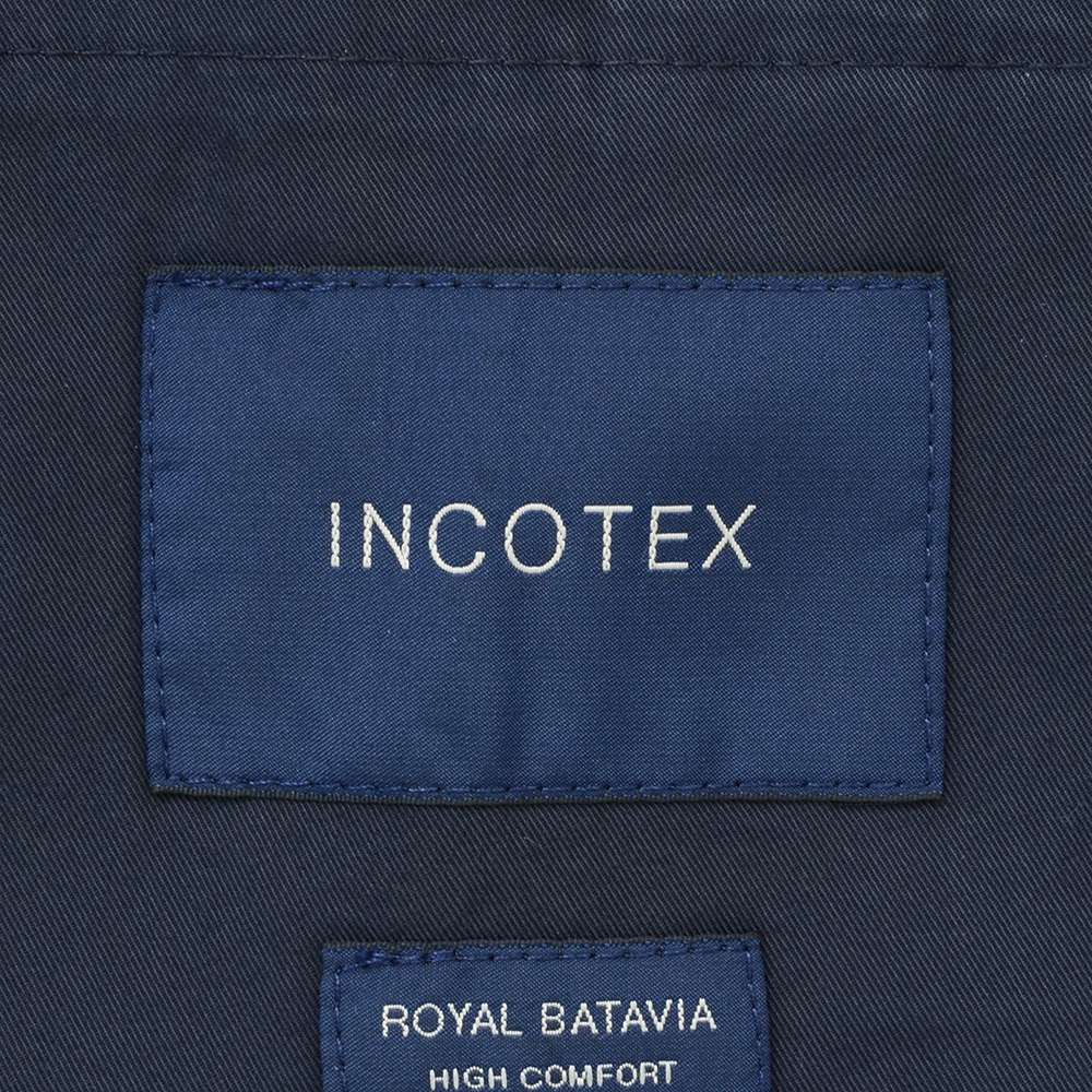 インコテックス INCOTEX カジュアルジャケット メンズ 2つ釦シングル Royal Batavia ロイヤルバタヴィア コットンストレッチ ネイビー 紺 国内正規品｜deradera｜10