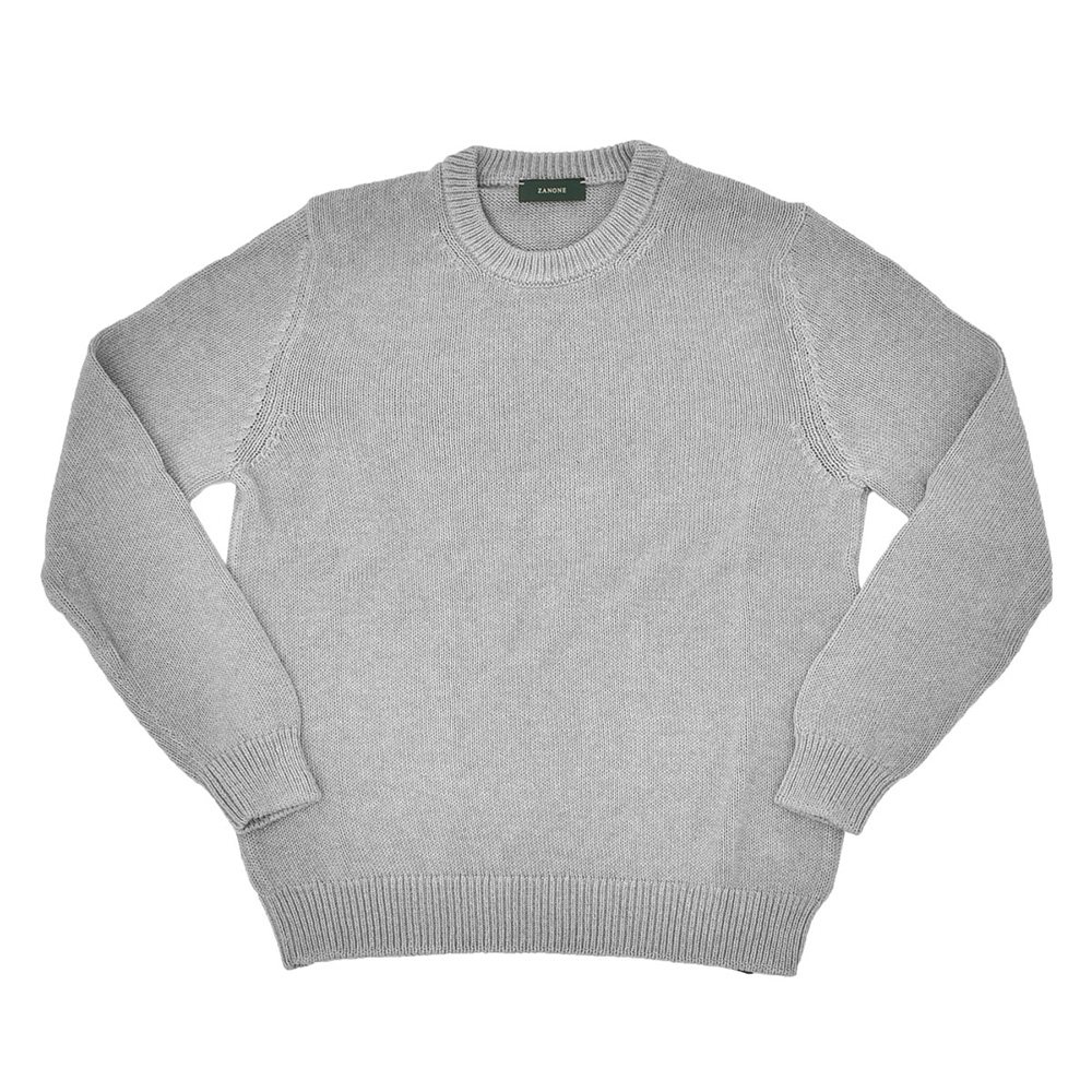 ザノーネ ZANONE クルーネックニット メンズ GIRO ミドルゲージ ソフト