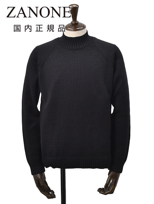 ZANONE ザノーネ モックネック ニット ミドルゲージ セーター 48