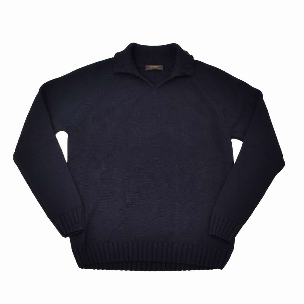 ザノーネ ZANONE スキッパー ポロ ニット メンズ GIRO POLO ミドル