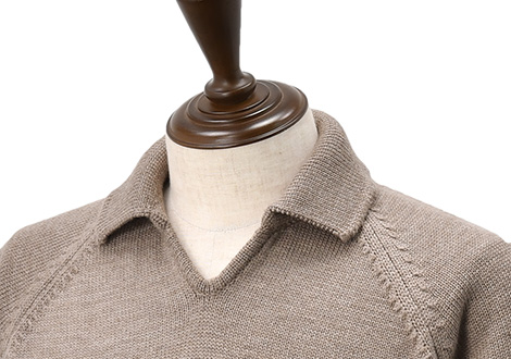 ザノーネ ZANONE スキッパー ポロ ニット メンズ GIRO POLO ミドル ザノーネ ZANONE スキッパー ポロ ニット メンズ GIRO POLO ミドル