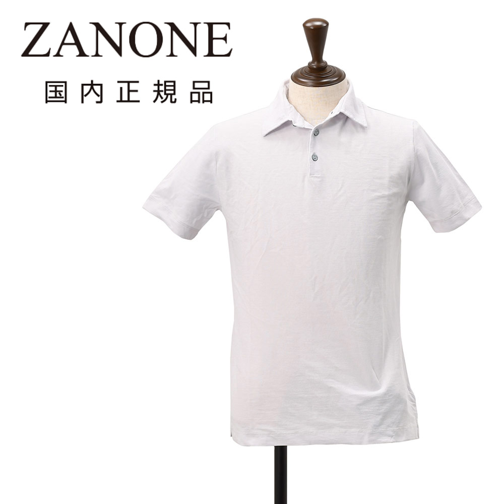 �U�m�[�l ZANONE �����|���V���c �����Y POLO MC �A�C�X�R�b�g�� ice cotton �A�C�X�O���[ �N���[�v�D�� 815159-ZG380 �V���[�g�X���[�u �������K�i