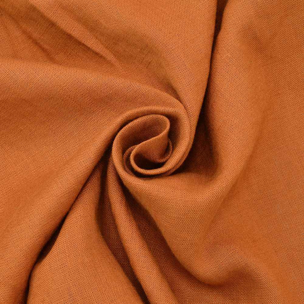ジャンネット GIANNETTO サファリシャツ メンズ CPOシャツ NEWAVIATORLモデル リネン生地 オレンジブラウン スリムフィット SLIM FIT 国内正規品の画像