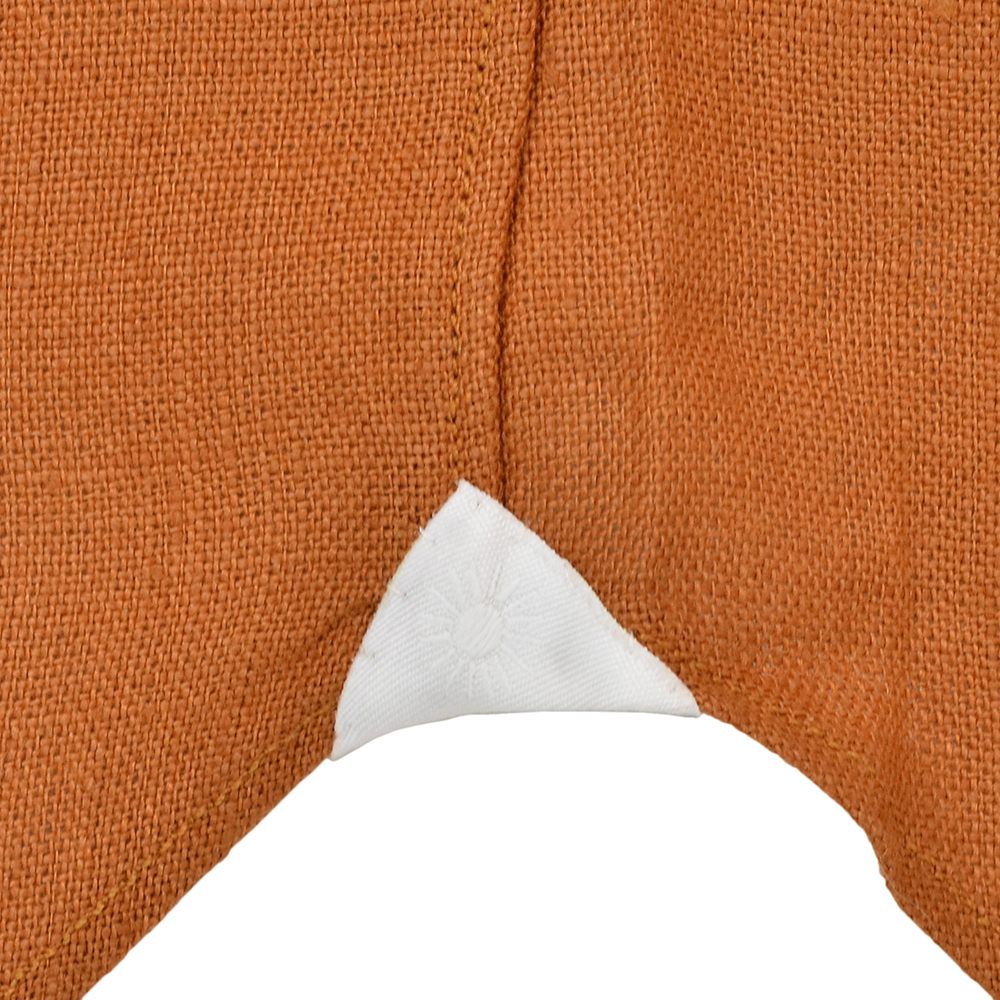 ジャンネット GIANNETTO サファリシャツ メンズ CPOシャツ NEWAVIATORLモデル リネン生地 オレンジブラウン スリムフィット SLIM FIT 国内正規品の画像