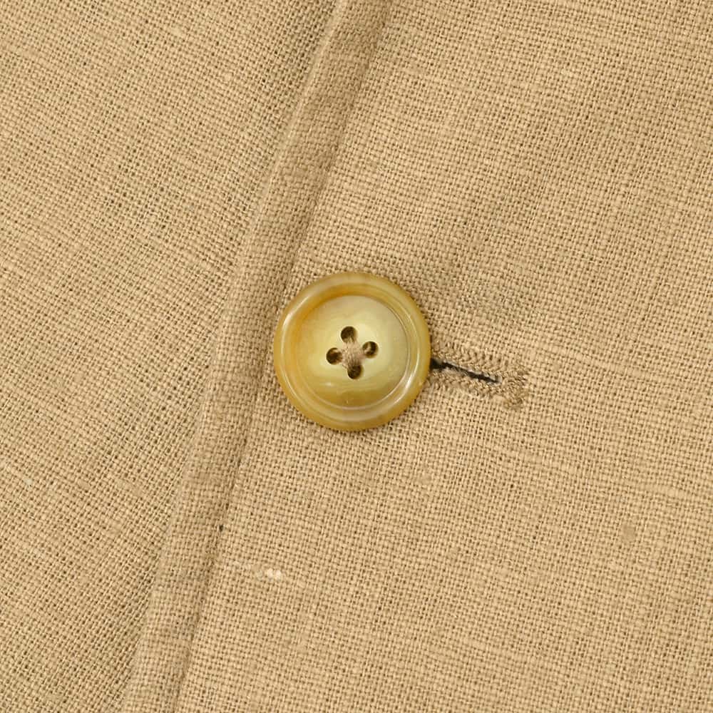 ジャンネット GIANNETTO シャツジャケット メンズ シングルジャケット CORALLO コラッロシリーズ リネン100％生地 ブラウン 茶 軽量&薄手 国内正規品の画像