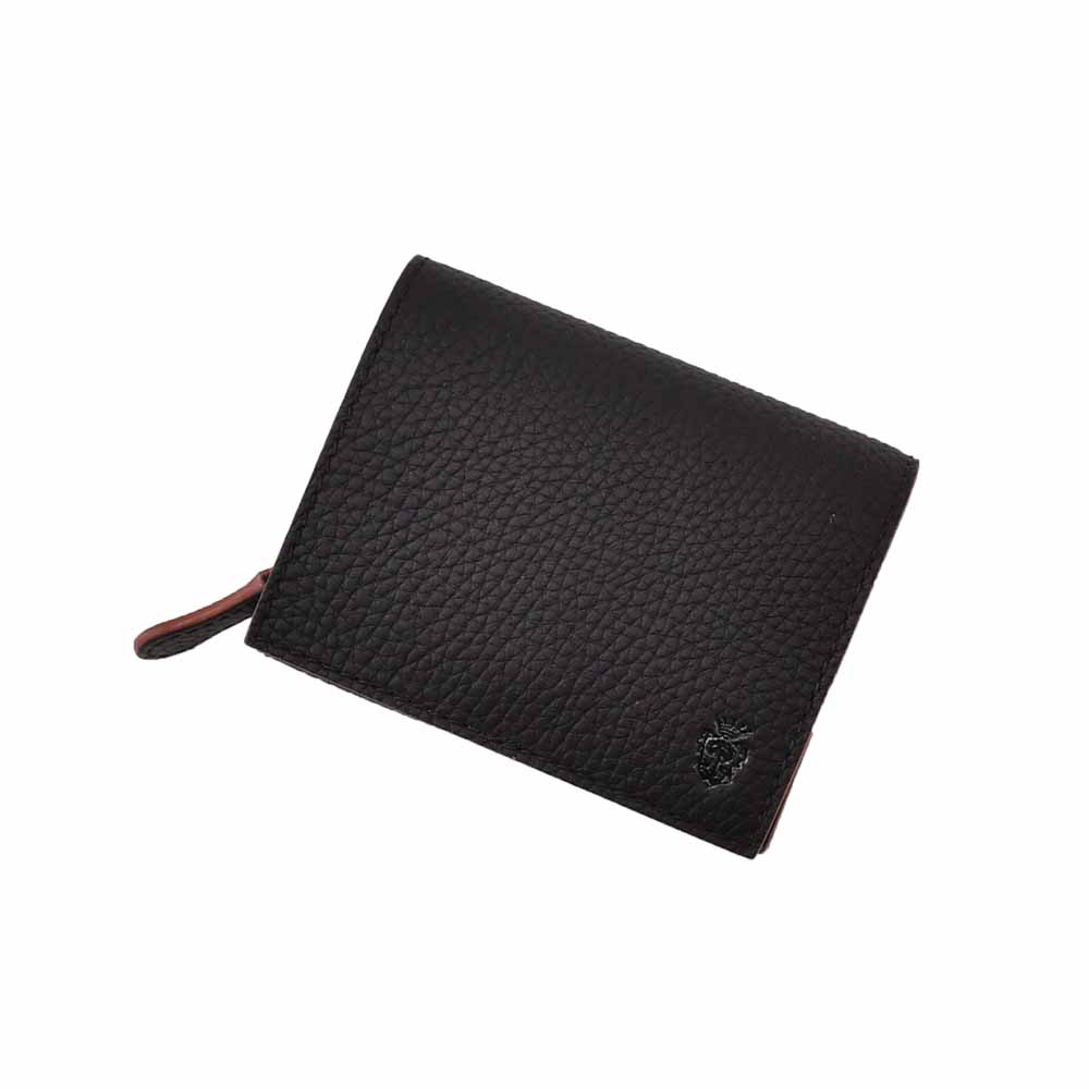 フェリージ Felisi コンパクトウォレット 男女兼用 ミニ財布 851/2/LD シュリンクレザー ブラック 黒 スリット入り札入れ 贈り物 ギフト 国内正規品の画像